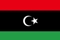 bandeira da Líbia